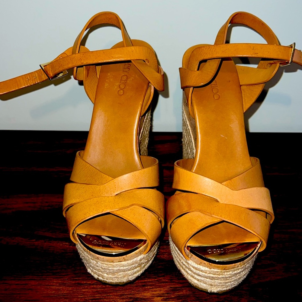 Worn Once Jimmy Choo Wedges!
